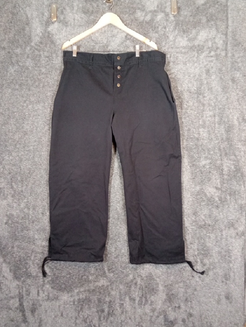 Pirate Renaissance Capri Pants Custome Drawstring Medieval Womens Medium